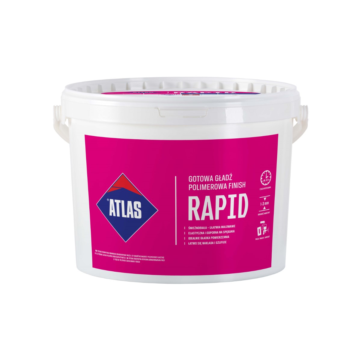 Atlas Rapid gatava špaktelēšanas masa, 5kg